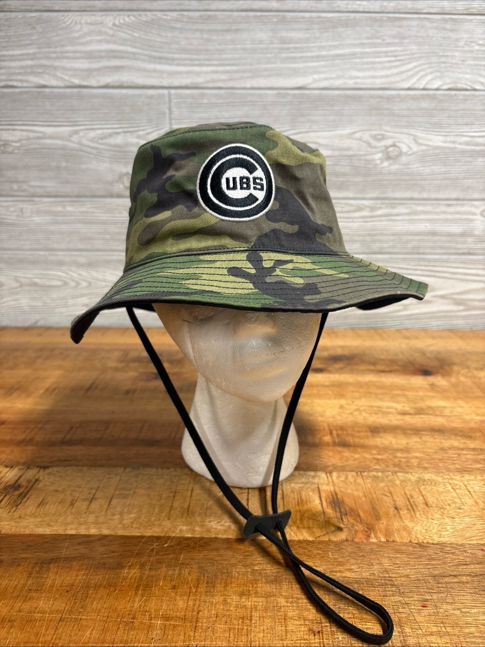 Chicago Cubs Hat Bucket 47 Mens One Size Green Camo MLB Baseball Camouflage